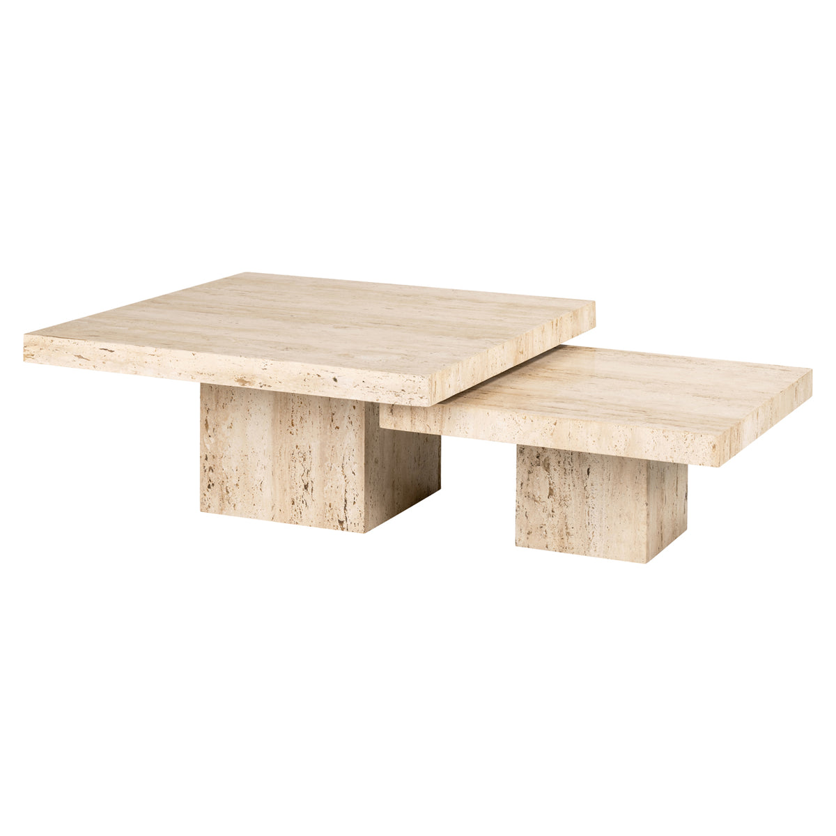 Măsuță de cafea La Cantera, bej (set de 2)