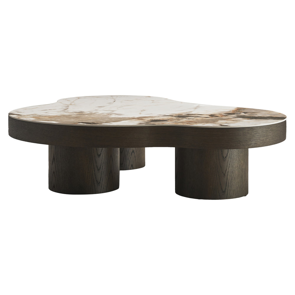Măsuță de cafea Langford, maro, L. 100 x l. 140 x Î. 32 cm
