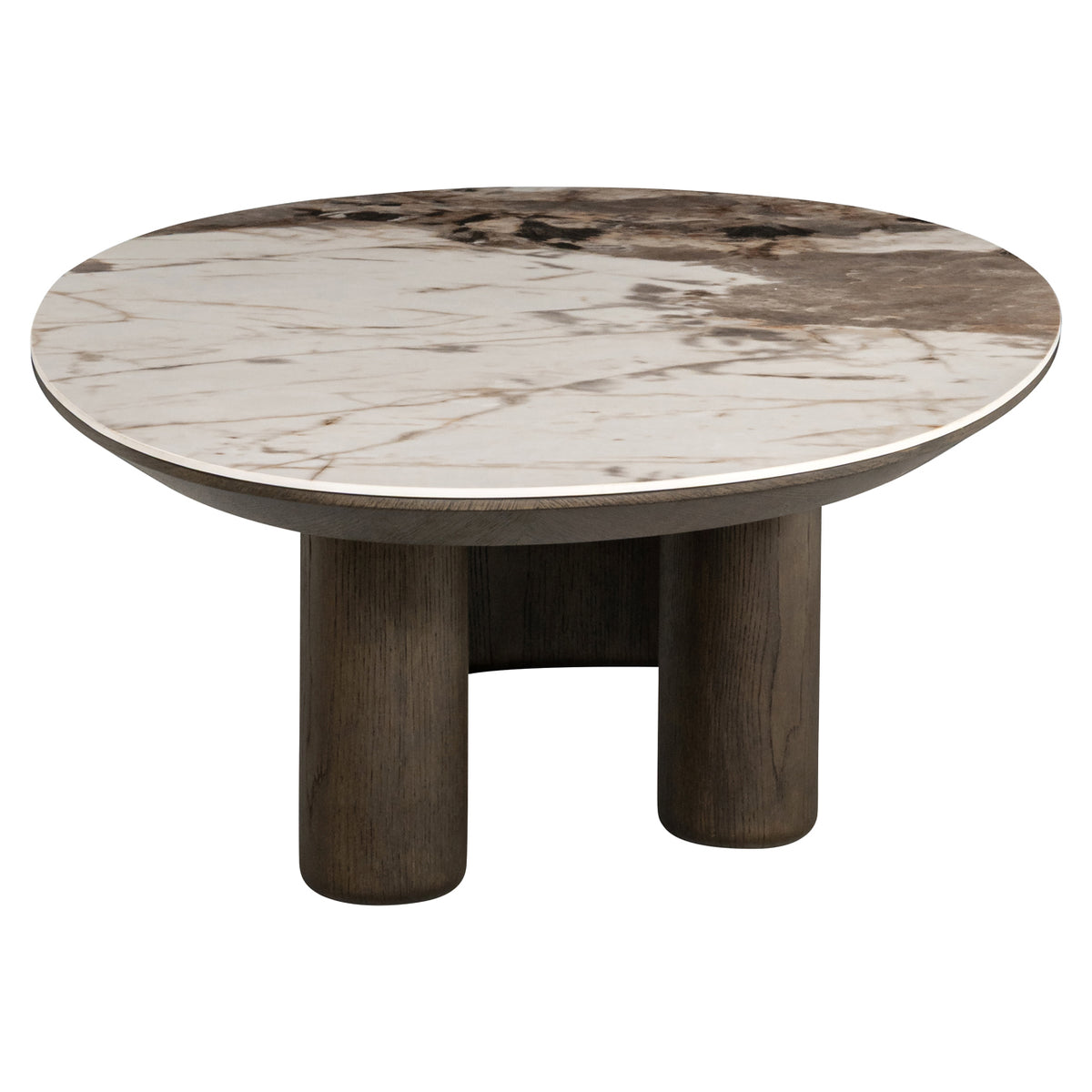 Măsuță de cafea Langford, maro, L. 80 x l. 135 x Î. 37 cm