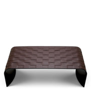 Măsuță de cafea Marcello, piele ecologică maro închis