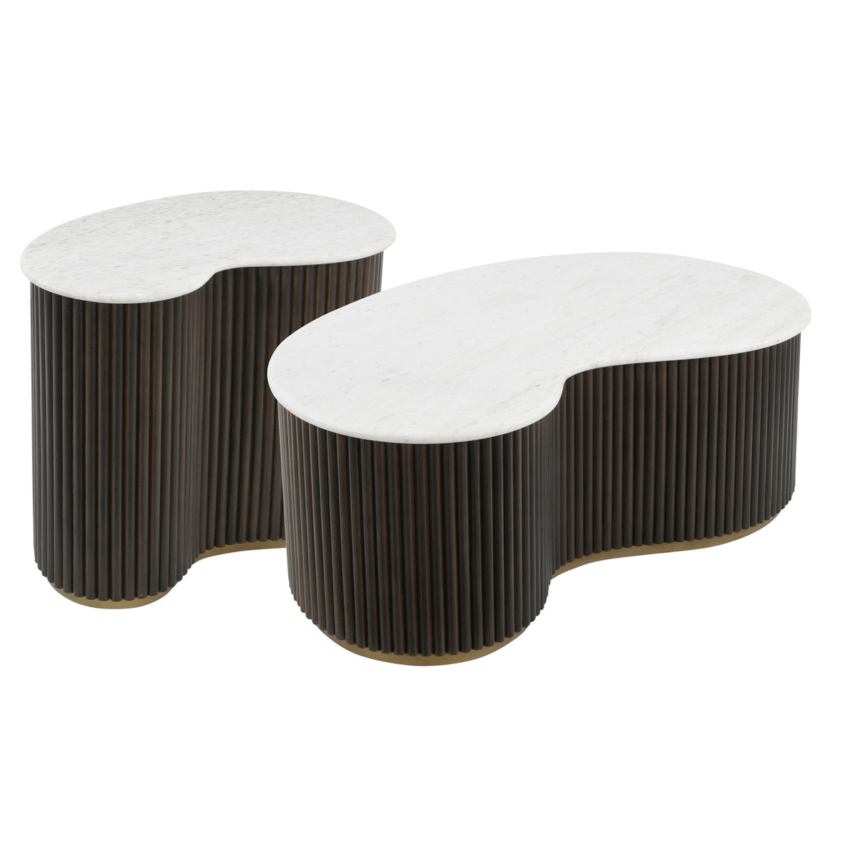 Măsuță de cafea Mayfield, maro (set de 2)
