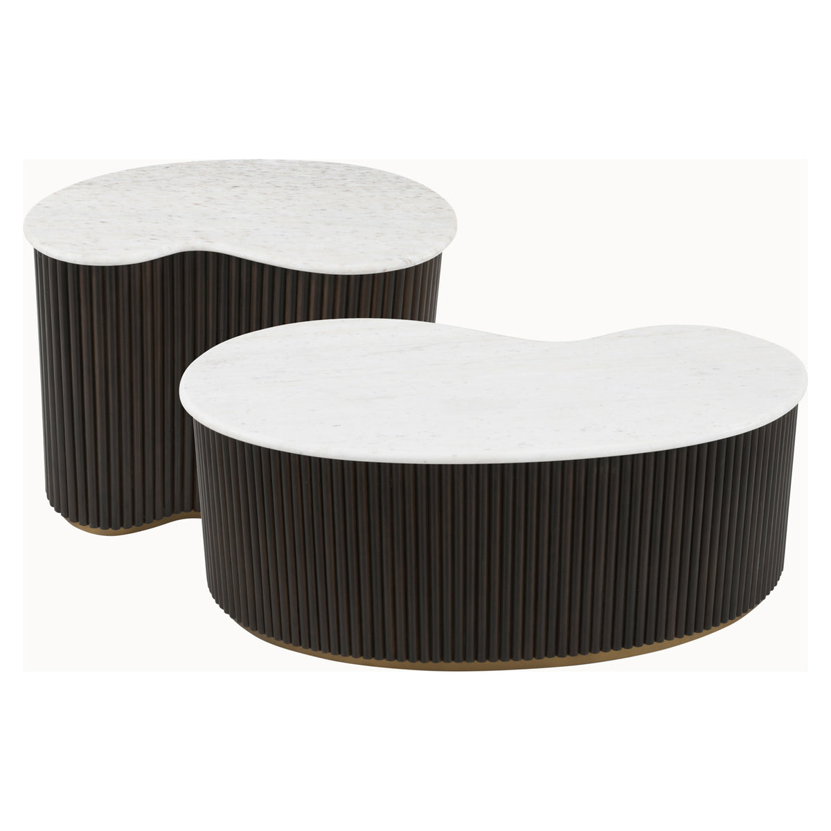 Măsuță de cafea Mayfield, maro (set de 2)