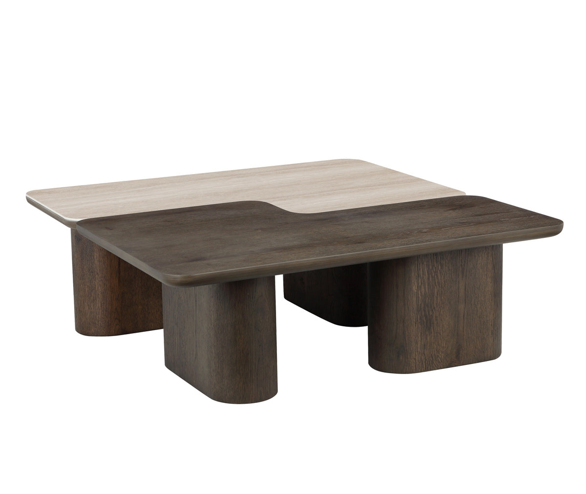 Măsuță de cafea Nando, maro (set de 2)