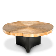 Măsuță de cafea Thousand Oaks, finisaj alamă, set de 2