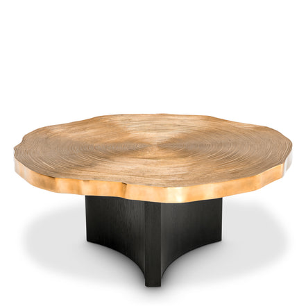 Măsuță de cafea Thousand Oaks, finisaj alamă, set de 2
