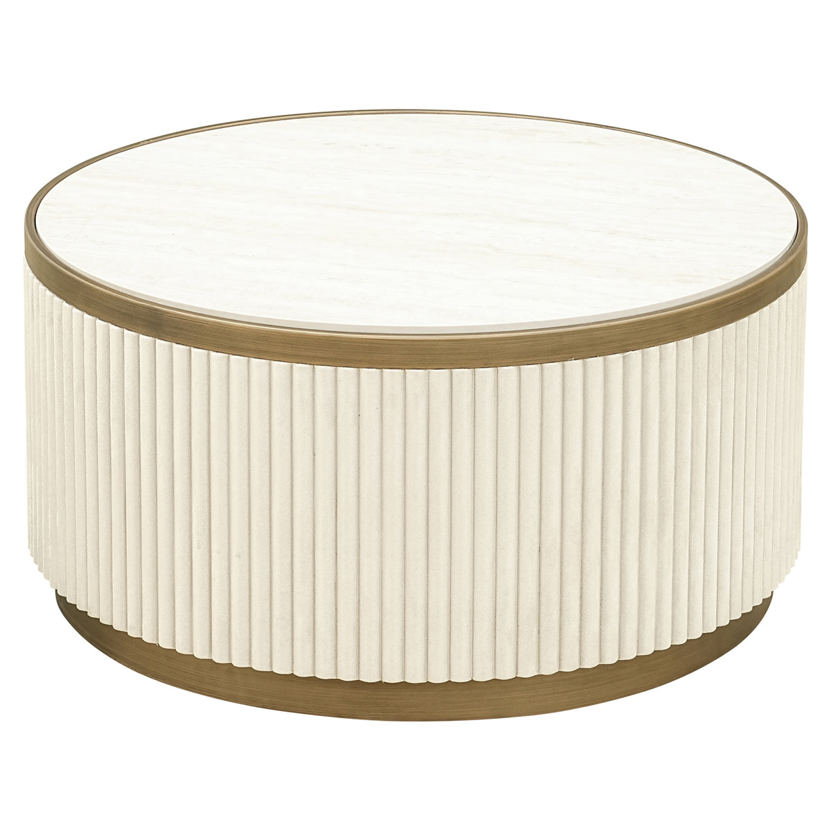 Măsuță de cafea Tivoli, alb (set de 2)