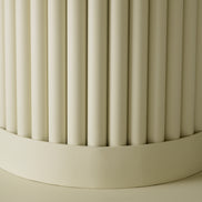 Măsuță exterior Volterra, rotundă, finisaj nisip, ceramică crem