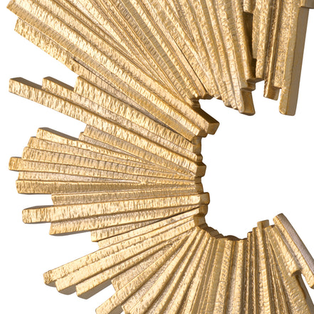 Obiect de perete Bryant, set de 2, finisaj auriu