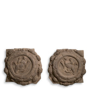 Obiect de perete Liao, set de 2, finisaj nisip