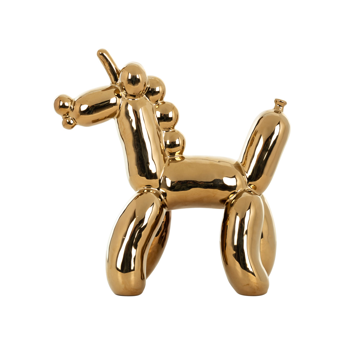 Obiect decorativ Balloonicorn, auriu