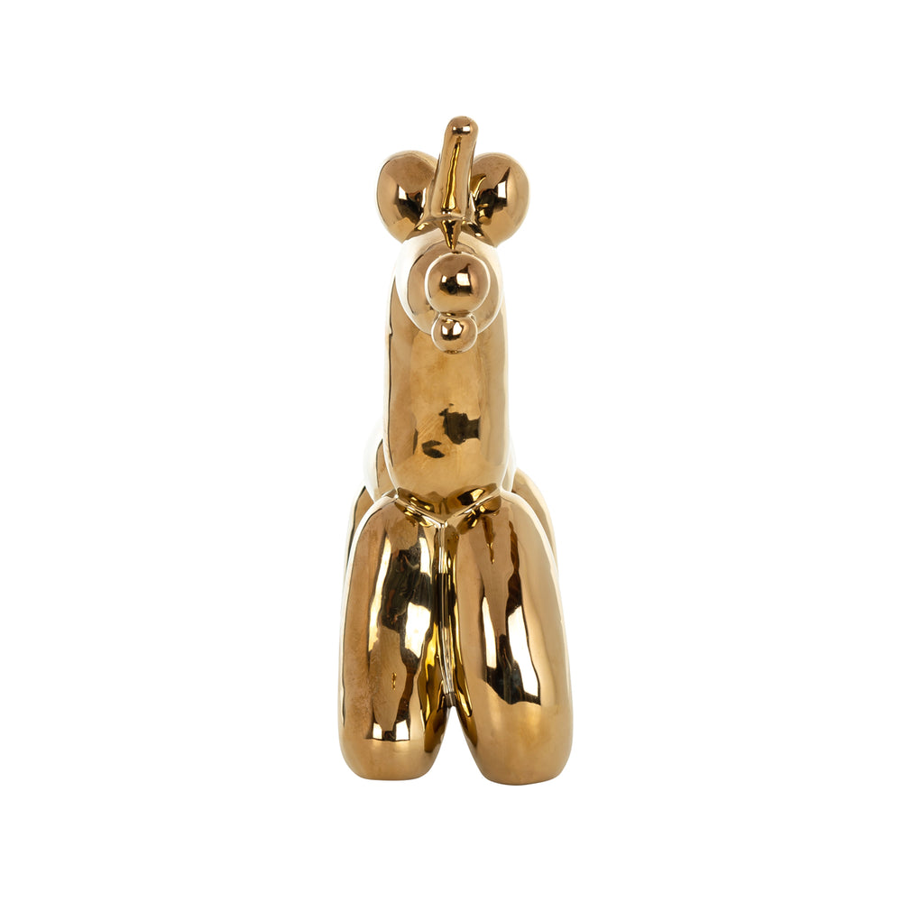 Obiect decorativ Balloonicorn, auriu