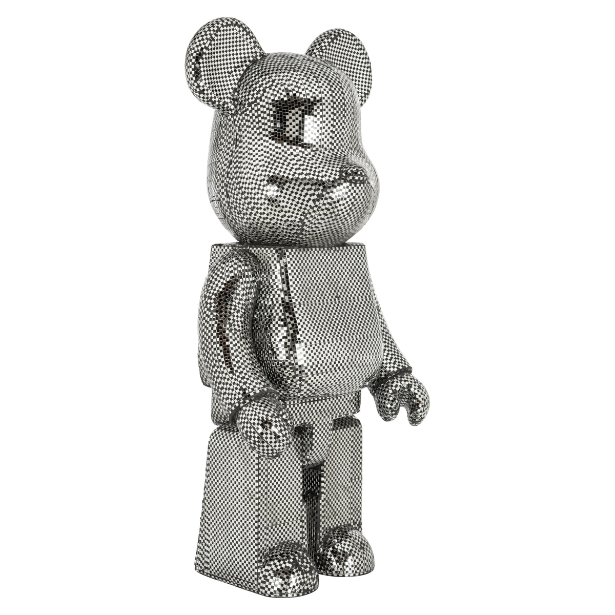 Obiect decorativ Bear, argintiu, mare