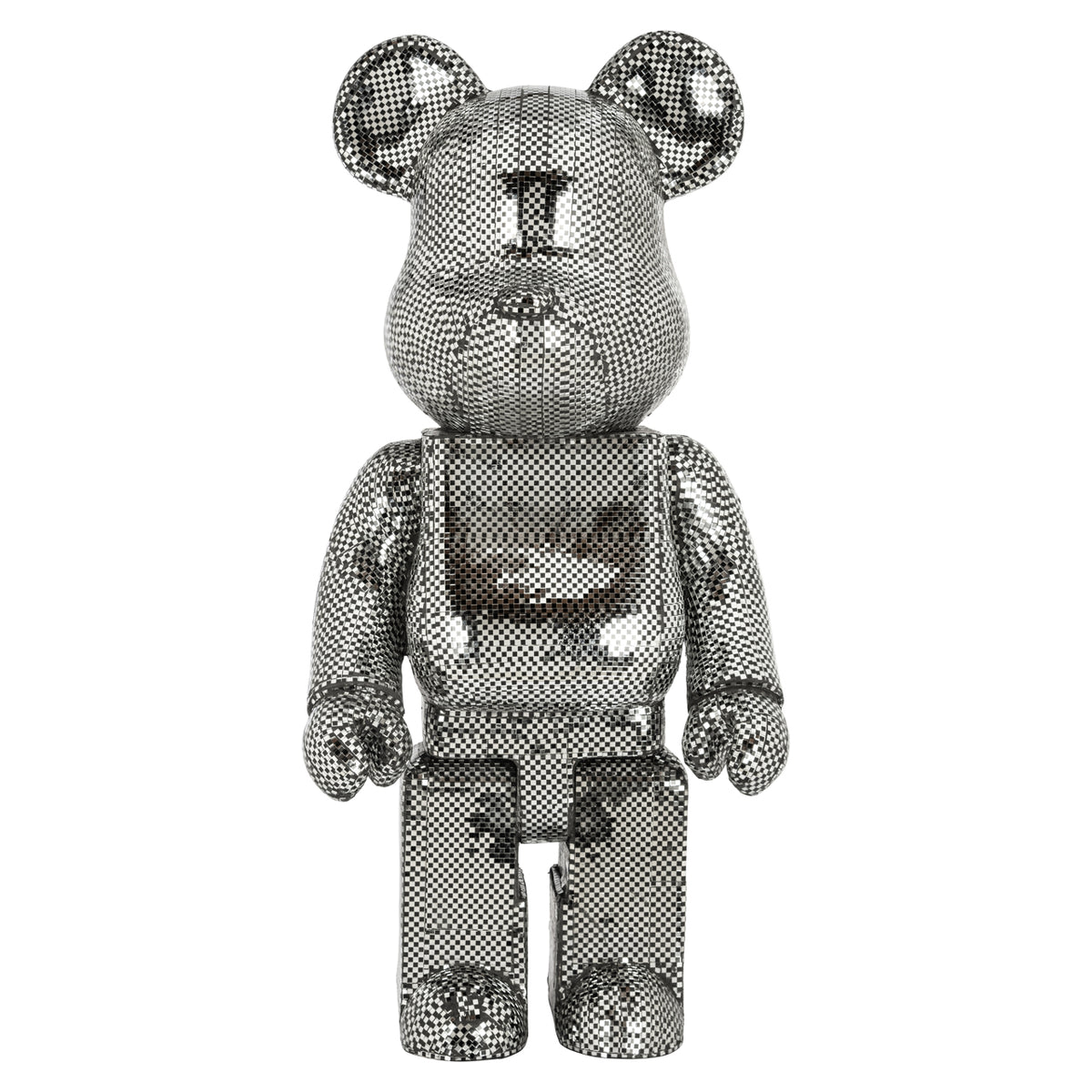 Obiect decorativ Bear, argintiu, mare