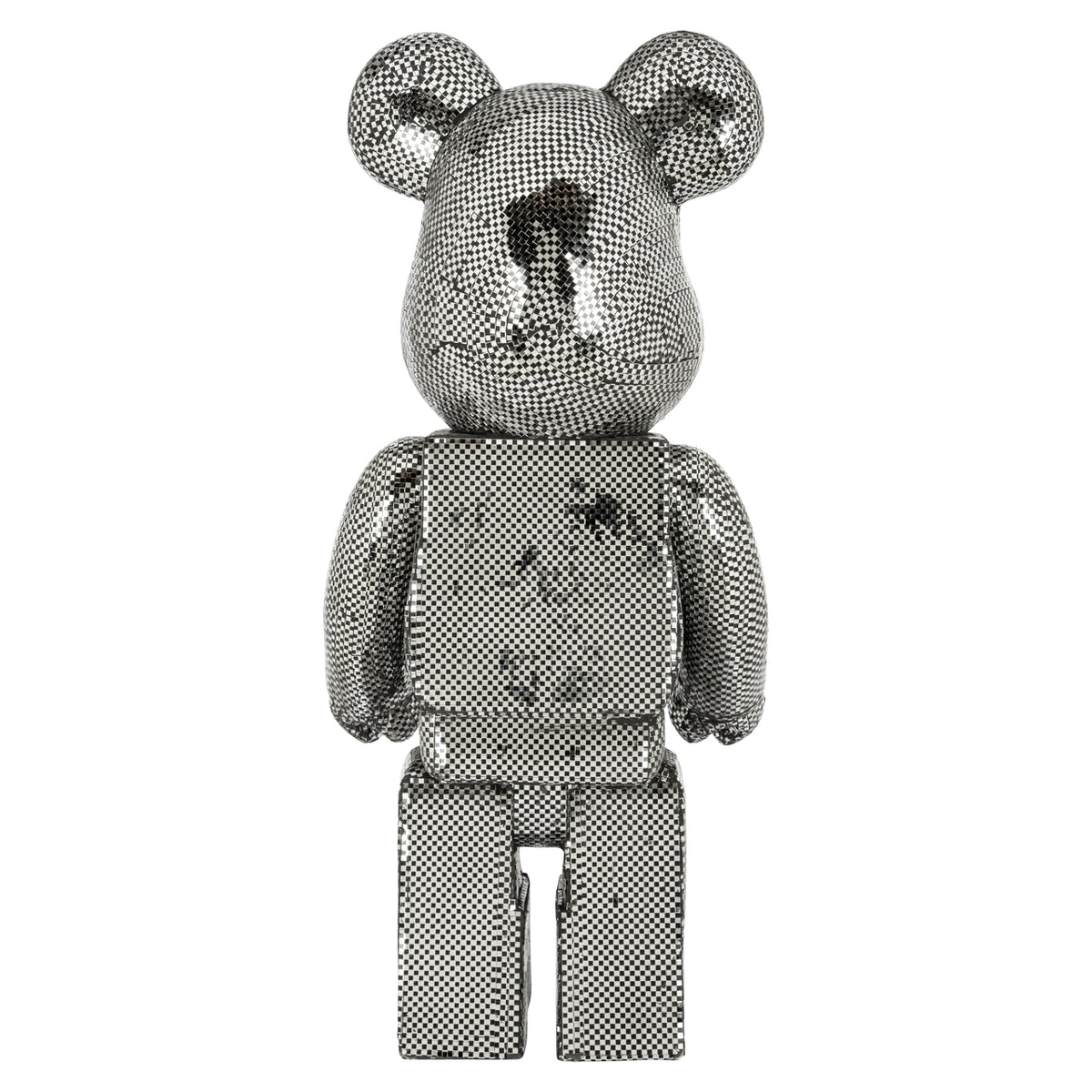 Obiect decorativ Bear, argintiu, mare