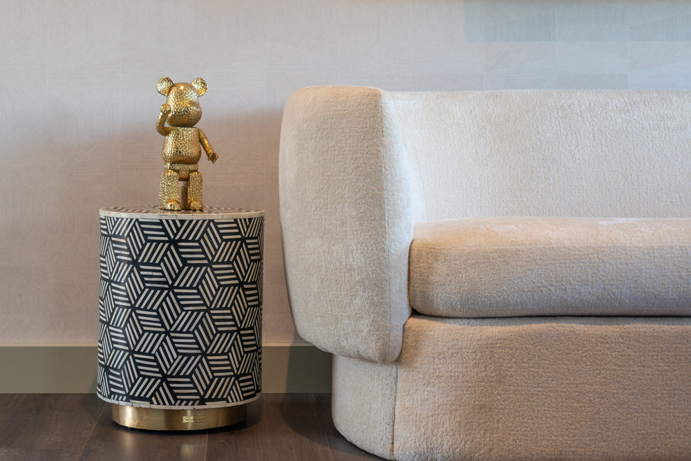 Obiect decorativ Bear, auriu, în picioare – ambient