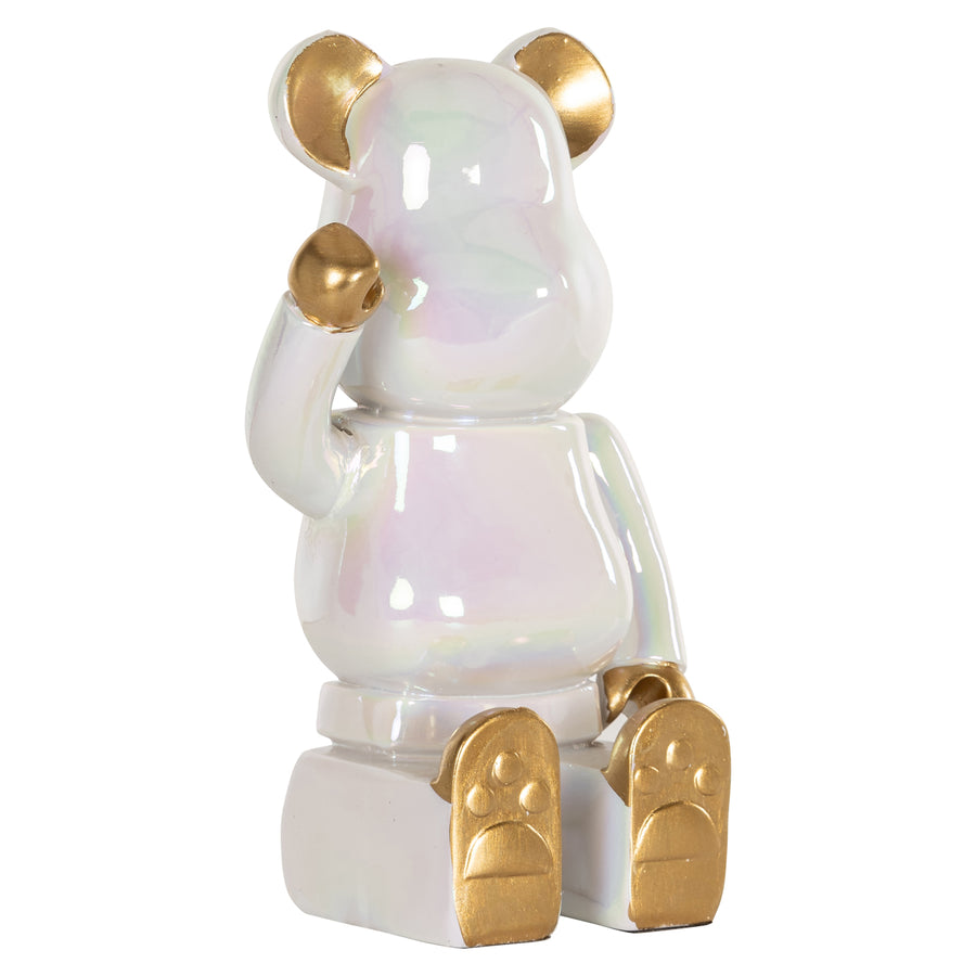 Obiect decorativ Berlyn, alb, urs