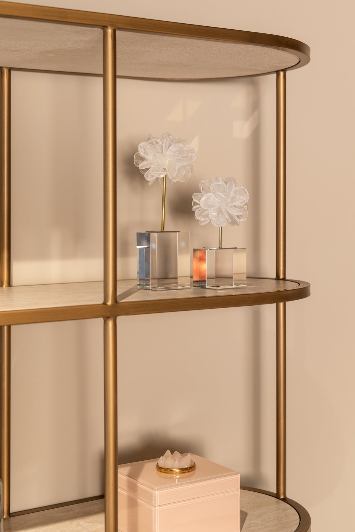 Obiect decorativ Eline, alb, mare – ambient
