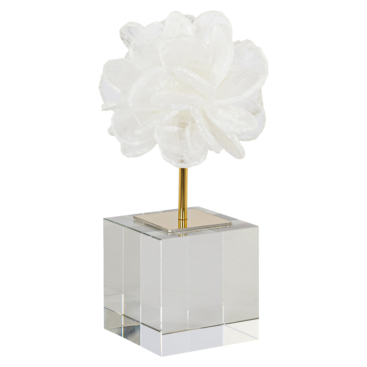 Obiect decorativ Eline, alb, mic