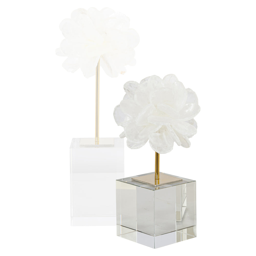 Obiect decorativ Eline, alb, mic
