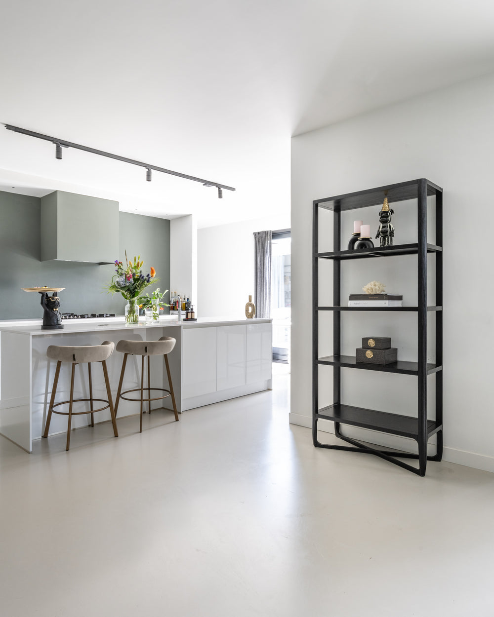 Obiect decorativ Icebear, negru – ambient