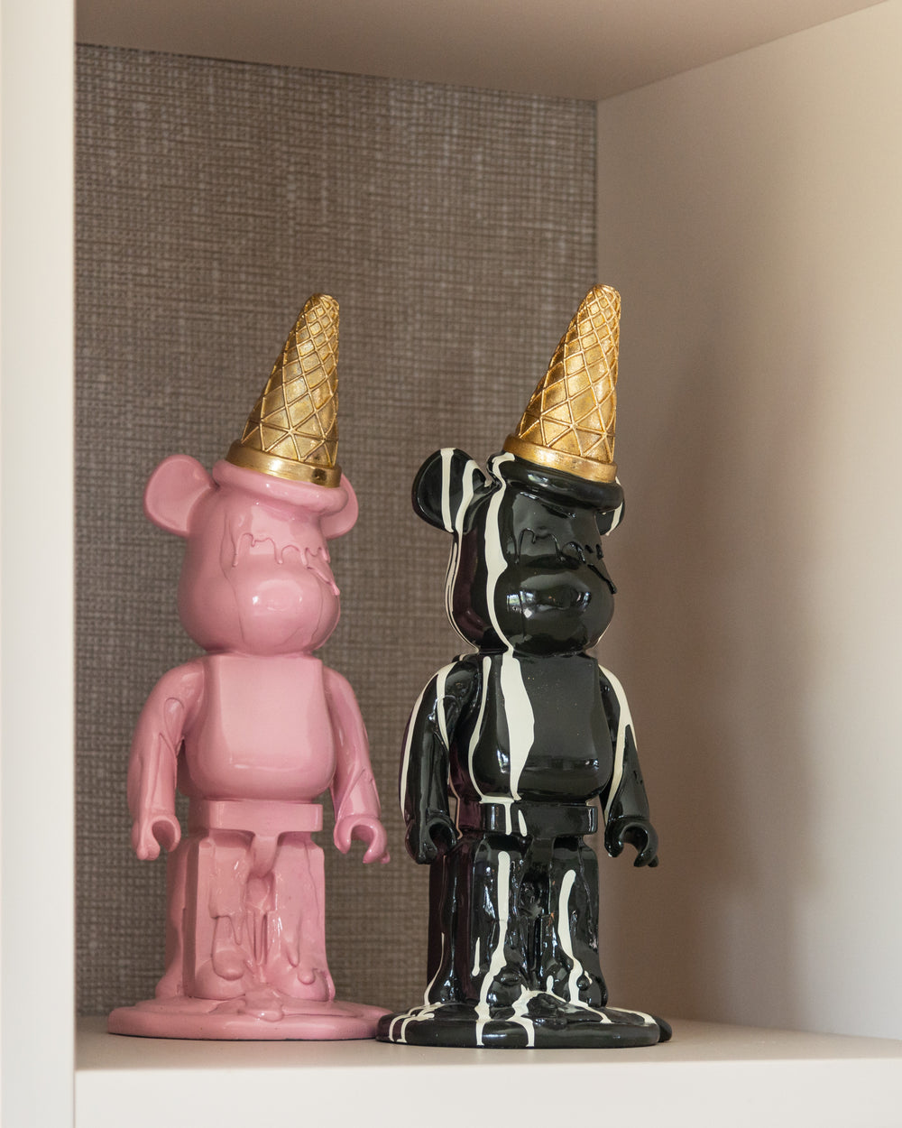Obiect decorativ Icebear, negru – ambient