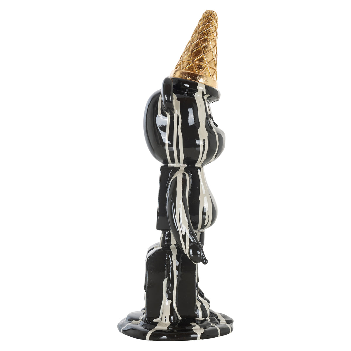 Obiect decorativ Icebear, negru