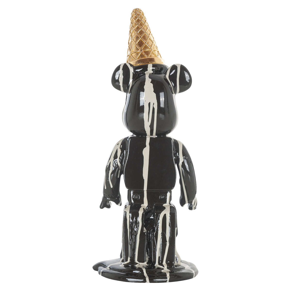 Obiect decorativ Icebear, negru