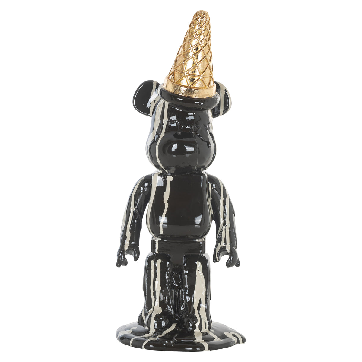 Obiect decorativ Icebear, negru