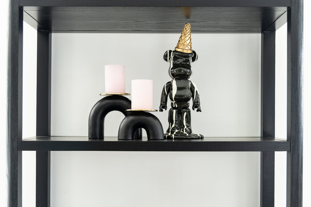 Obiect decorativ Icebear, negru – ambient