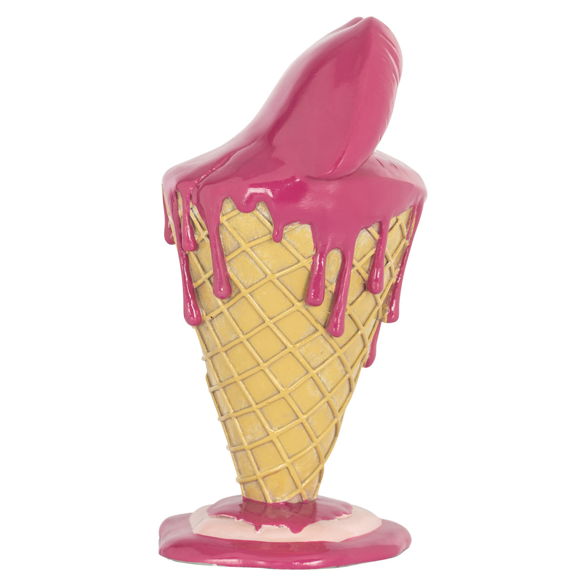 Obiect decorativ Lips, roz