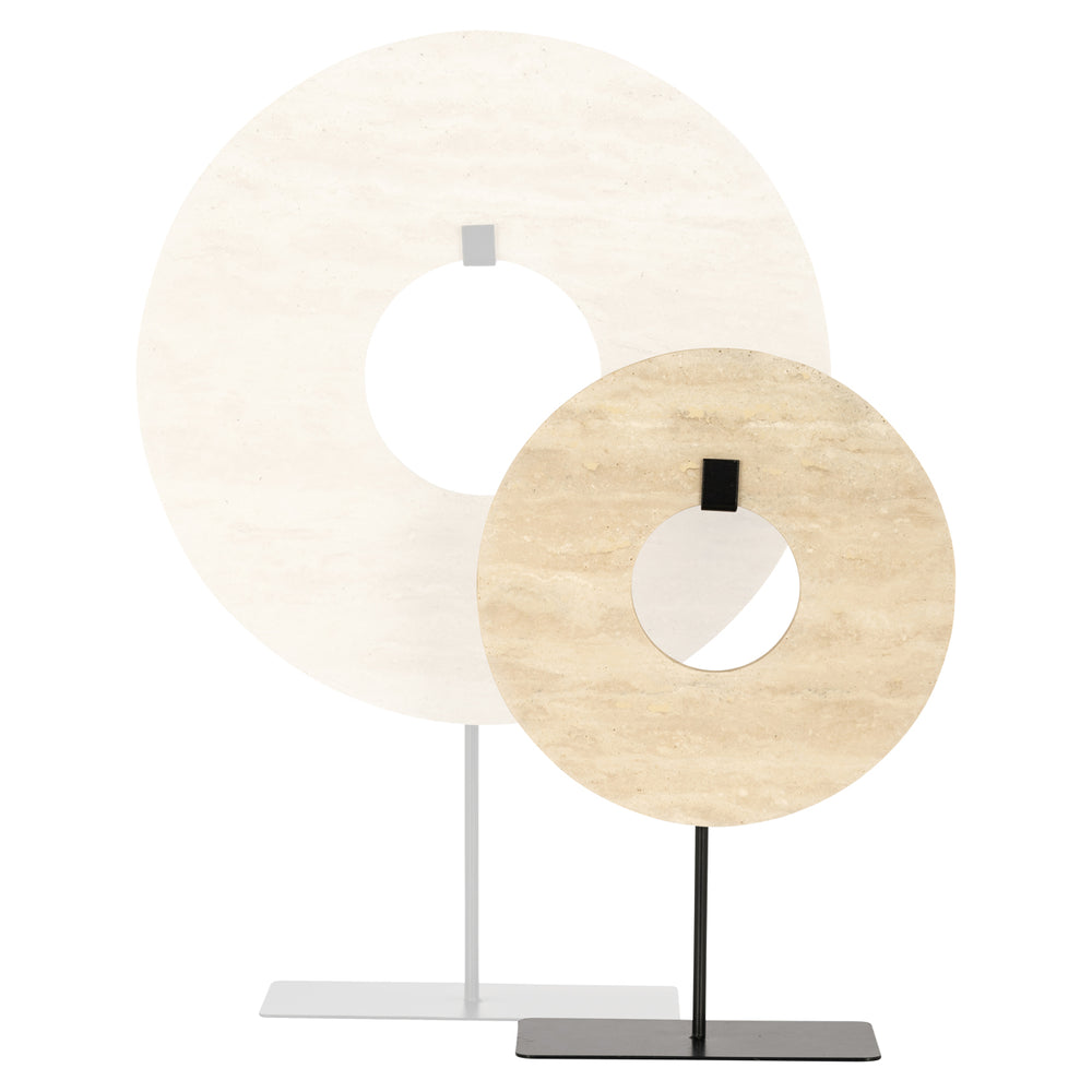 Obiect decorativ Manou, bej, mic