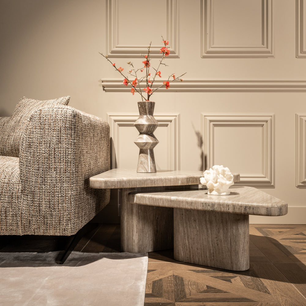 Obiect decorativ Mare, alb, aspect de coral – ambient