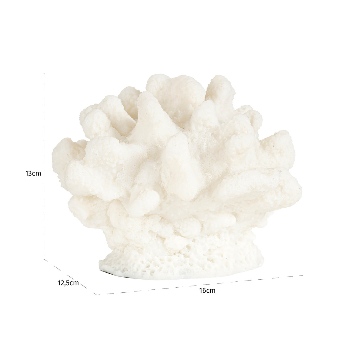 Obiect decorativ Mare, alb, aspect de coral
