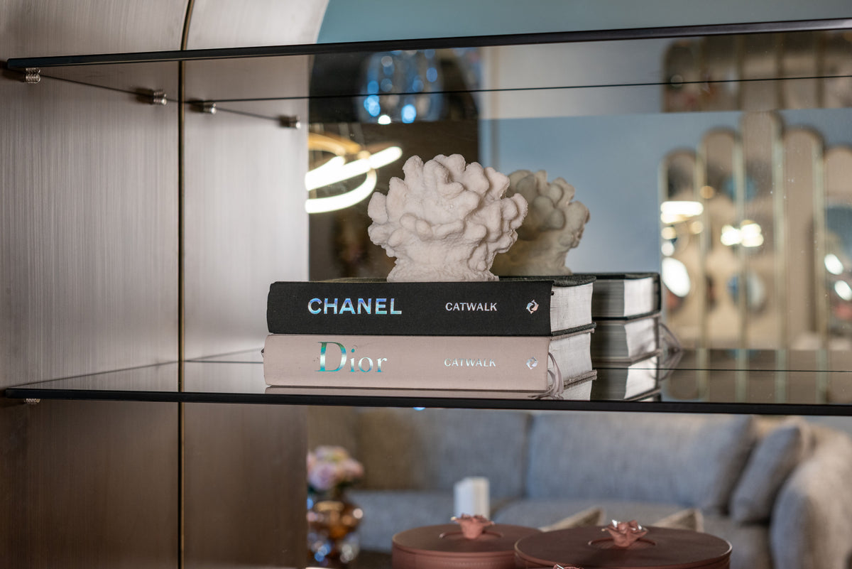 Obiect decorativ Mare, alb, aspect de coral – ambient