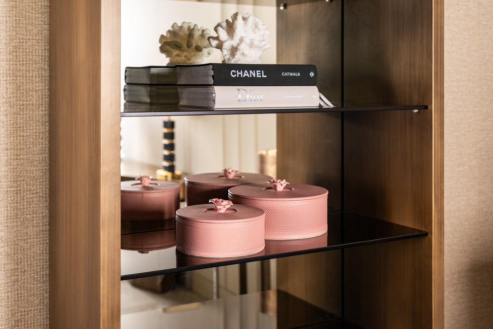 Obiect decorativ Mare, alb, aspect de coral – ambient
