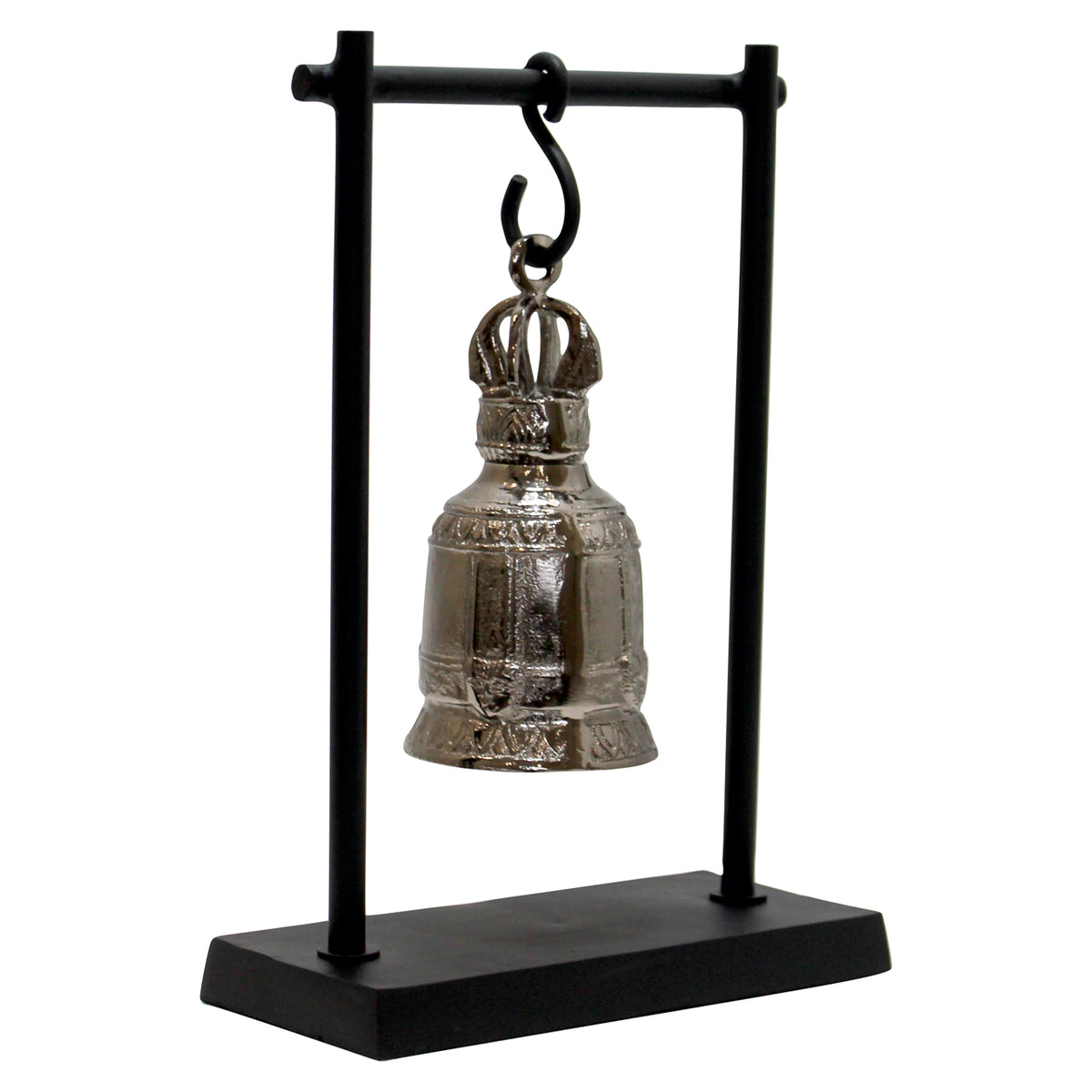 Obiect decorativ Mody, negru, clopot suspendat