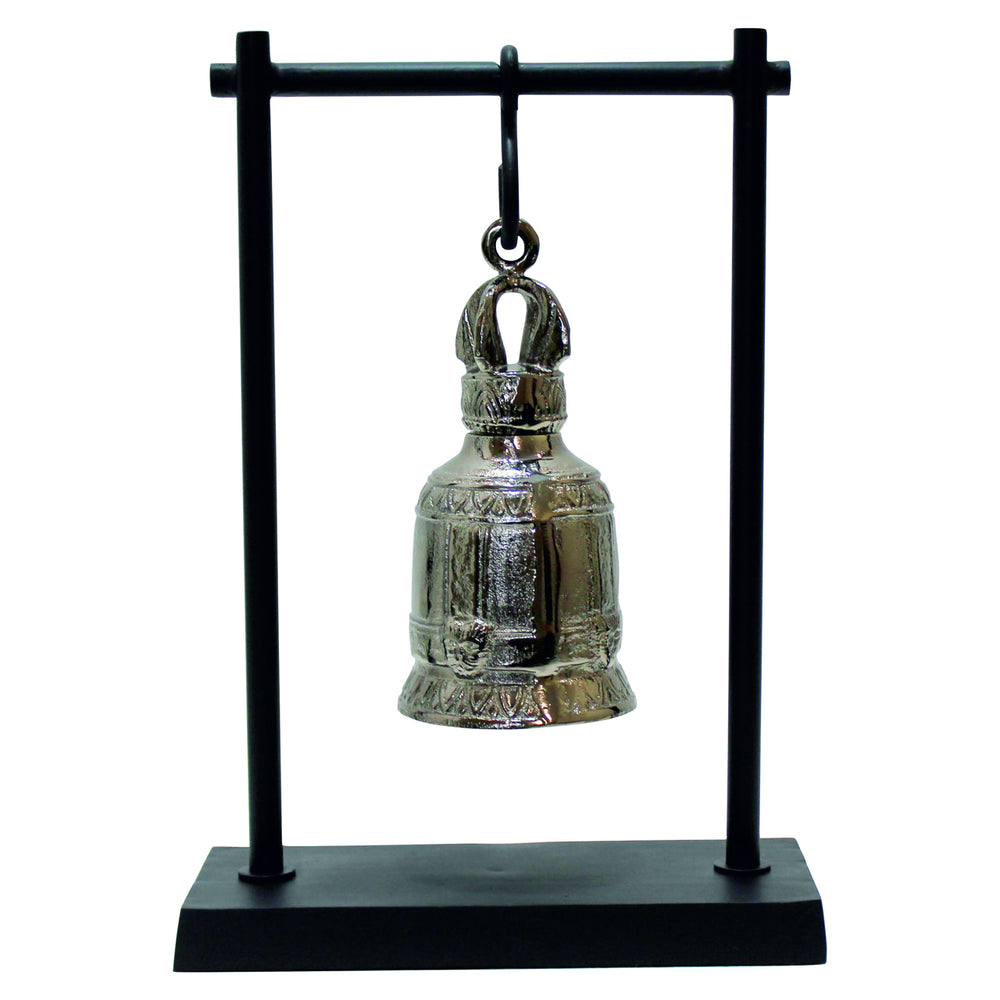 Obiect decorativ Mody, negru, clopot suspendat