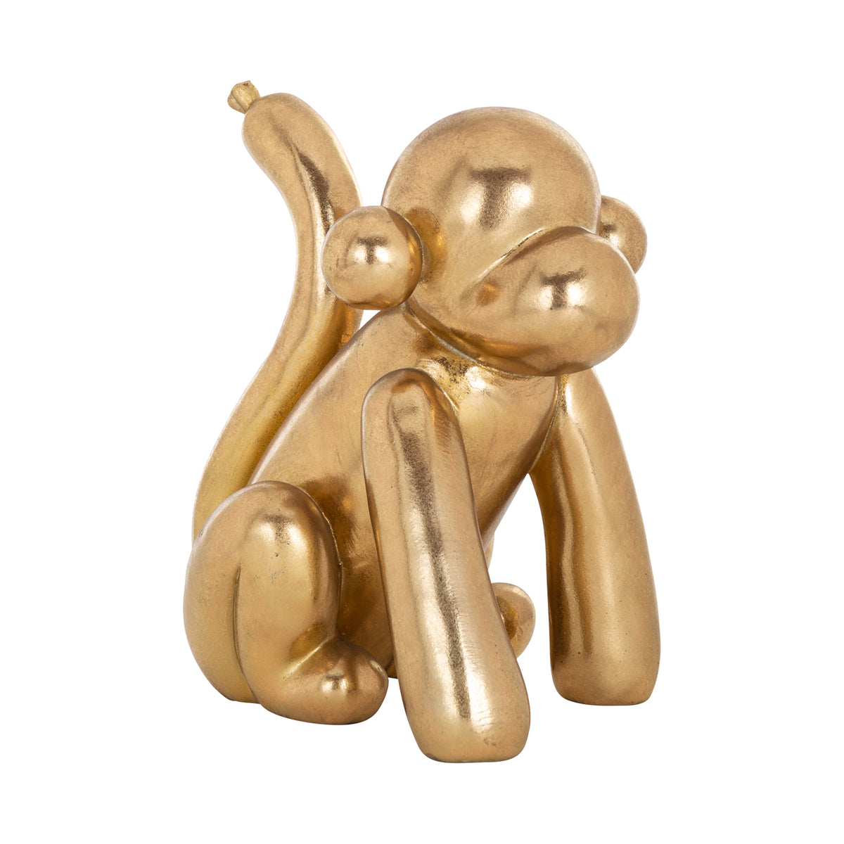 Obiect decorativ Monkey, auriu