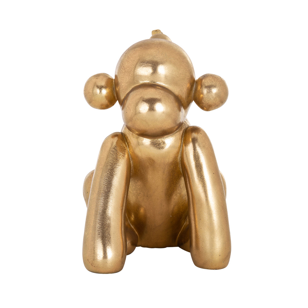 Obiect decorativ Monkey, auriu
