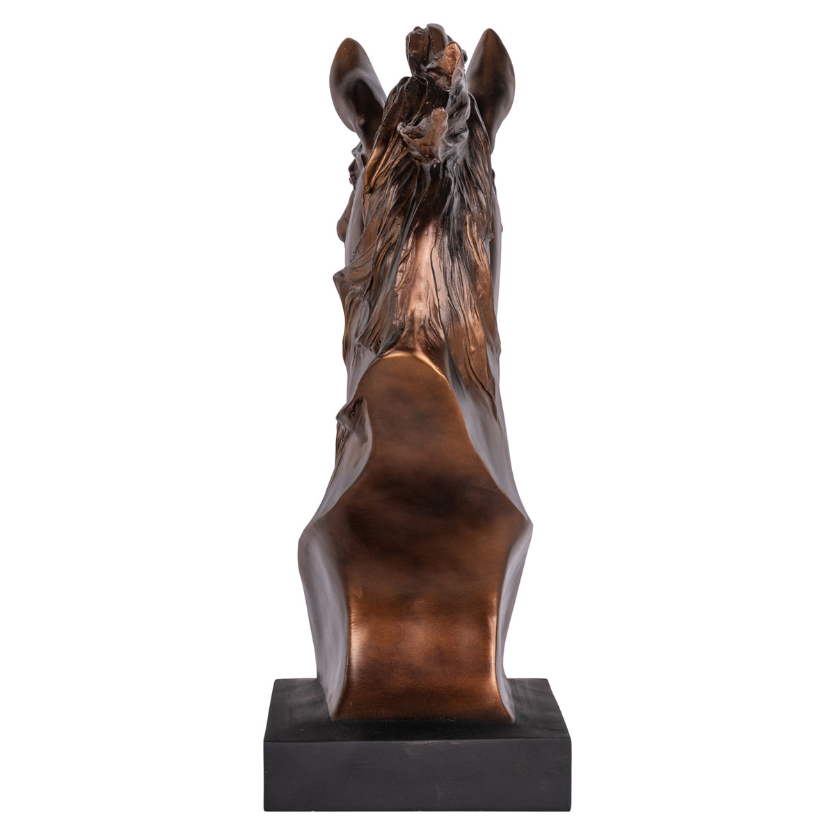 Obiect decorativ Shadow, bronz, sculptură cap de cal