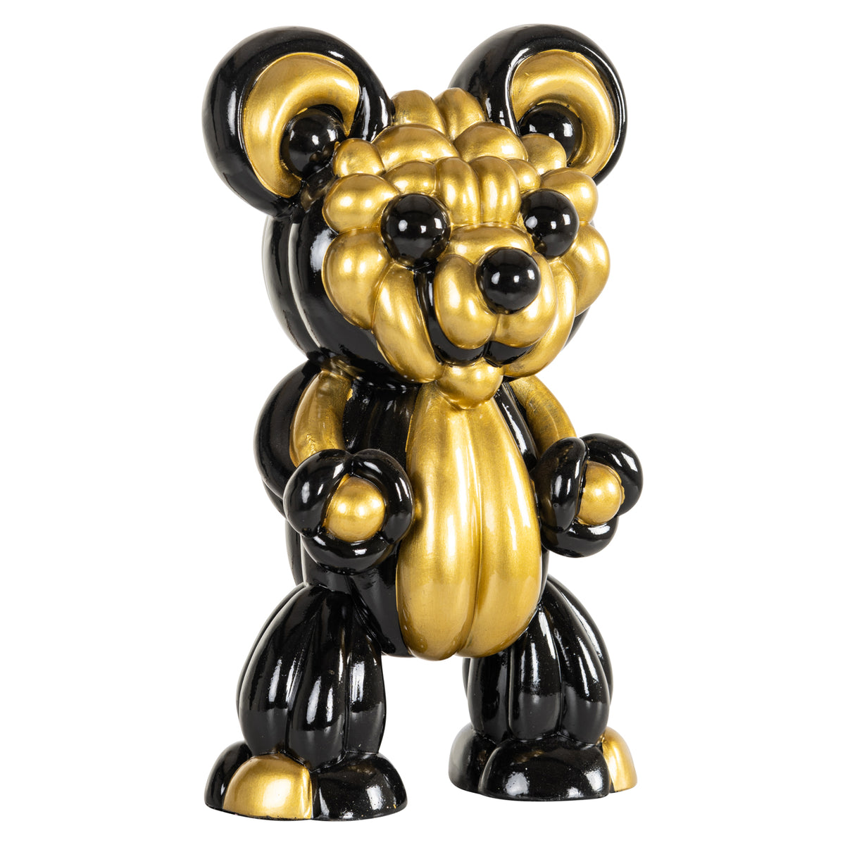 Obiect decorativ Silly, negru/auriu