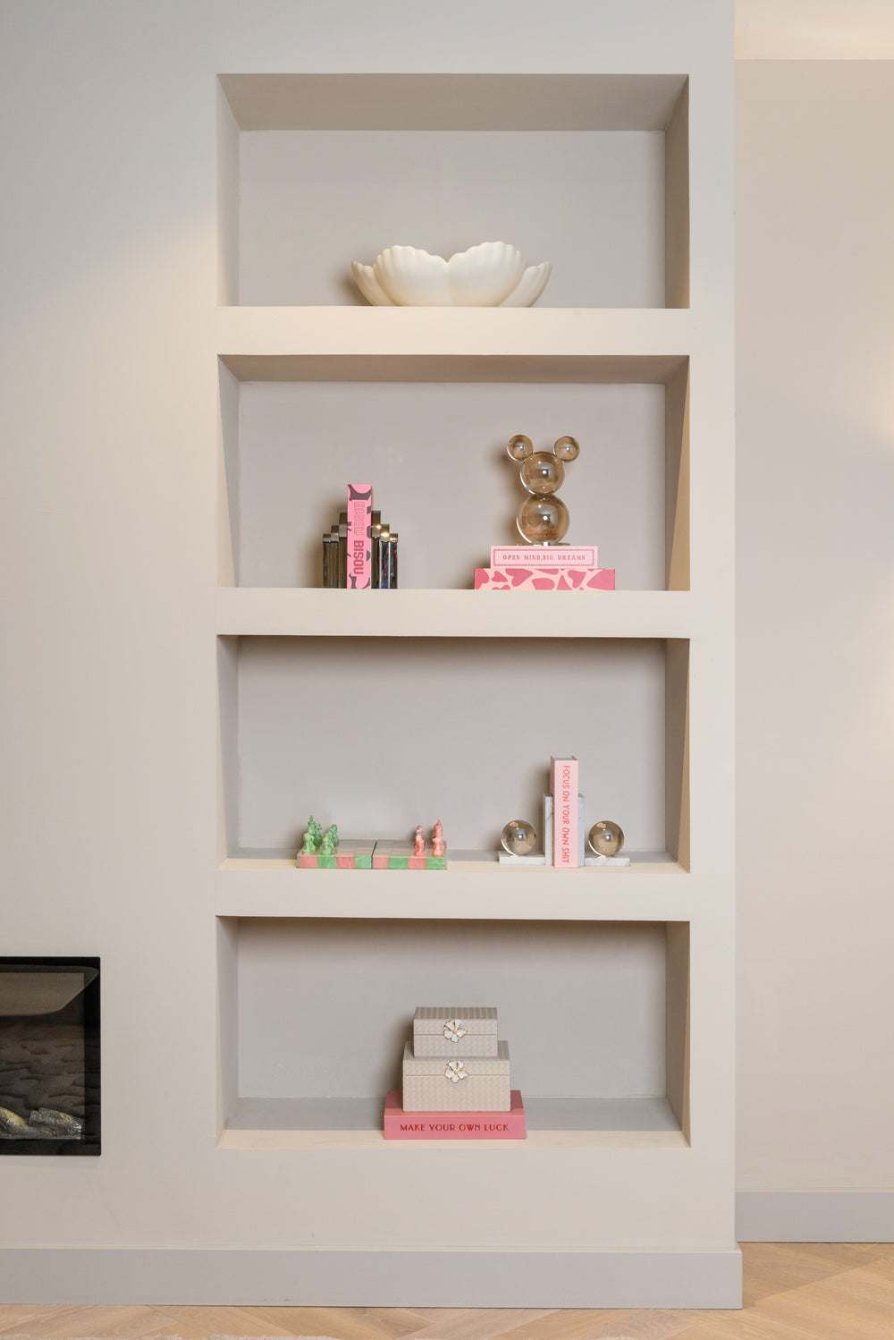 Obiect decorativ Ted, champagne – ambient