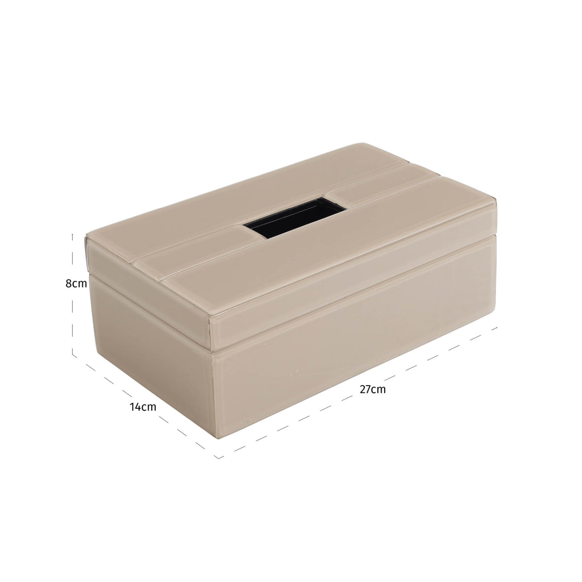 Obiect decorativ Viper, taupe, pentru șervețele – desen tehnic cu dimensiuni