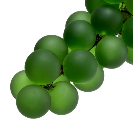 Obiect French Grapes, verde, finisaj alamă vintage