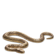 Obiect Serpent, finisaj alamă vintage