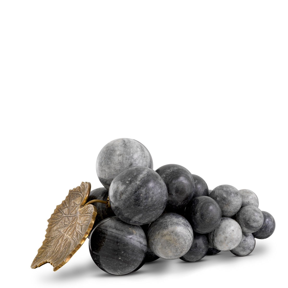 Obiect Vintage Grapes, marmură gri