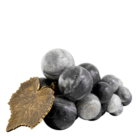 Obiect Vintage Grapes, marmură gri