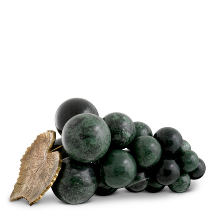 Obiect Vintage Grapes, marmură verde
