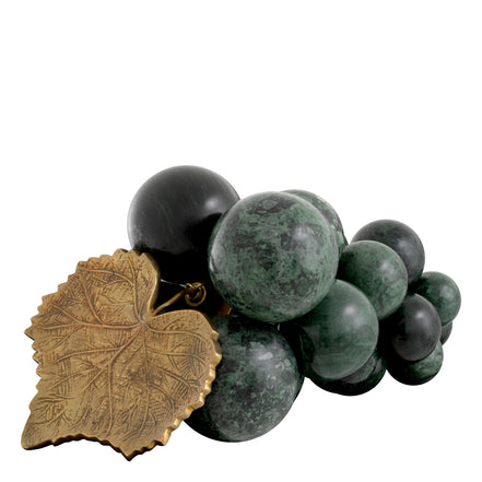 Obiect Vintage Grapes, marmură verde