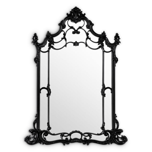 Oglindă Chippendale, finisaj negru